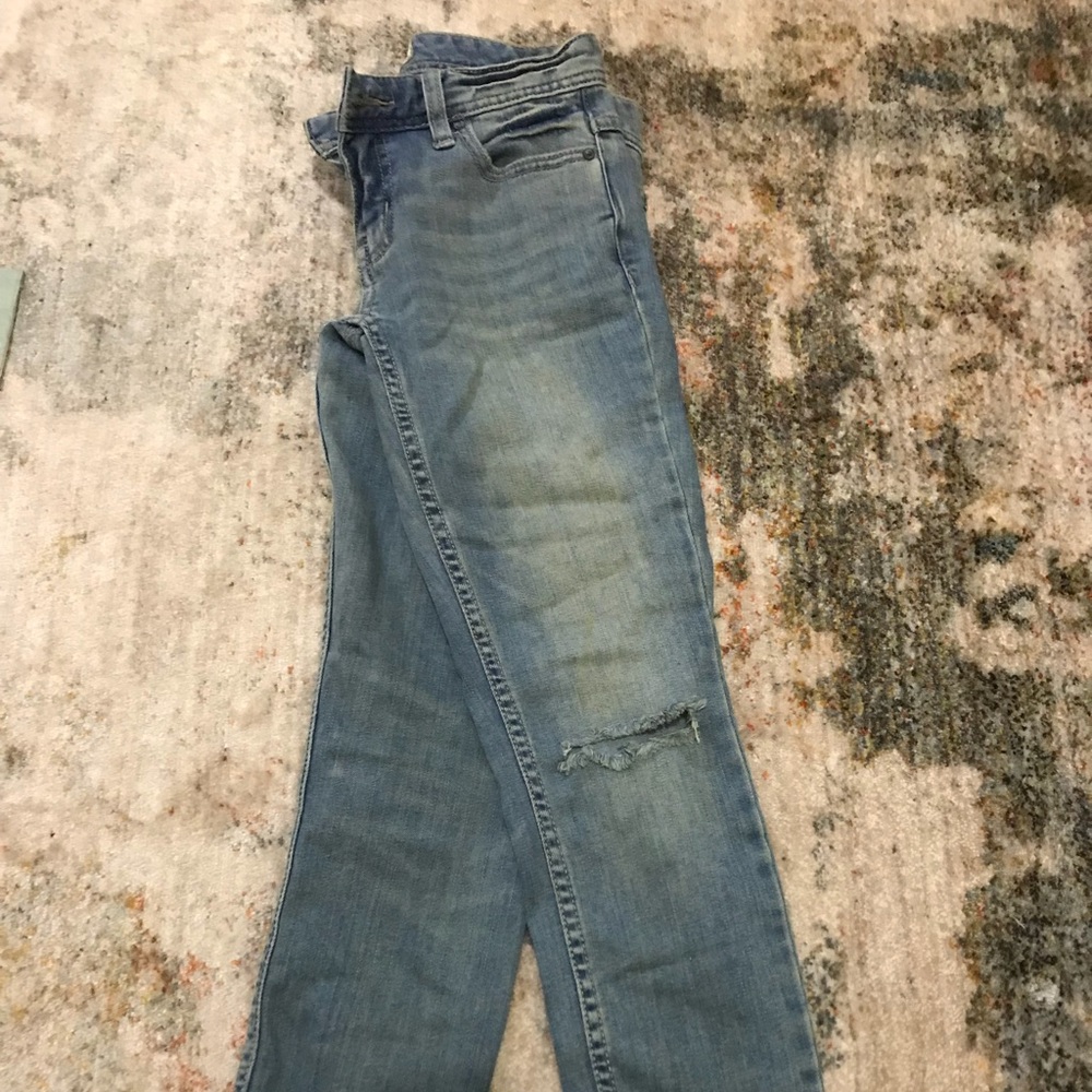 FREE PEOPLE low rise skinny jean